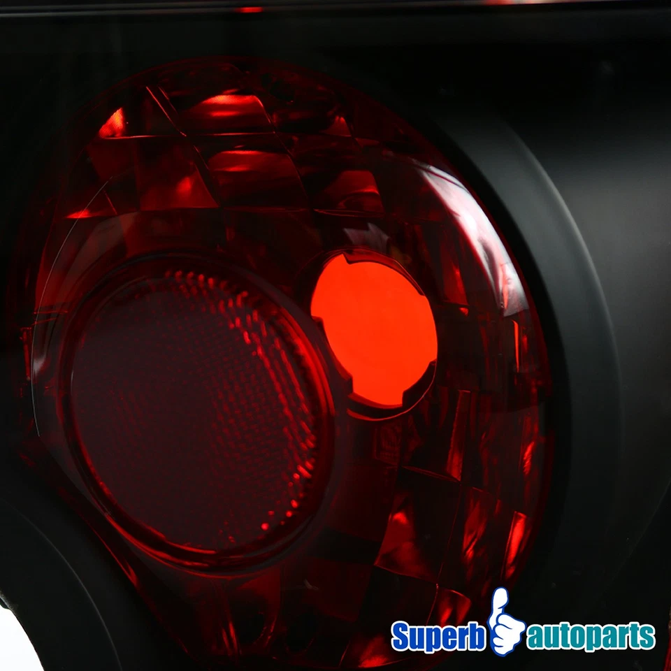 Fits 2007-2012 Dodge Caliber Replacement Tail Lights Brake Lamps Black Foto 4 de 4