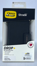 OtterBox Strada Series Leather Folio Case for Samsung Galaxy S22 Black