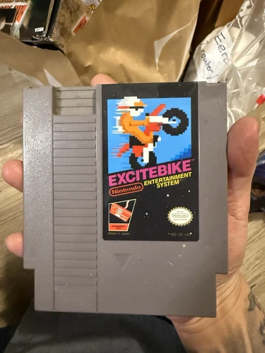Excitebike (Nintendo Entertainment System, 1985) Authentic