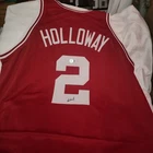 Aden Holloway Signed Alabama Basketball Jersey Custom Beckett COA March Madness