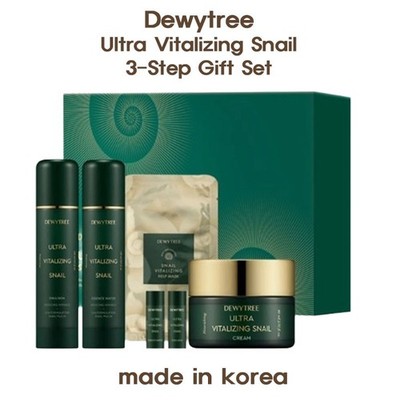 Dewytree Ultra Vitalizing Snail 3-Step Gift Set Essence Water, Emulsion, Cream