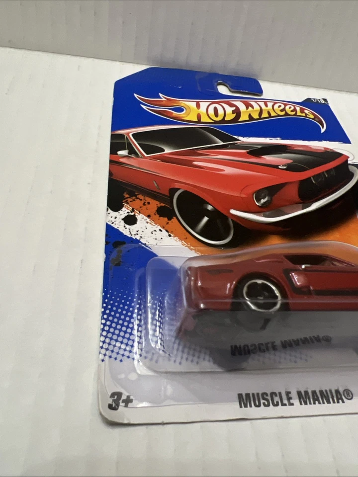 Hot Wheels 2009-078 Muscle Mania RED '67 Shelby GT-500 RED LINE 5 raios MOC NOVO NA CAIXA - Imagem 3 de 4