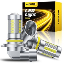 Auxito 9006 Hb4 6000k Yellow Led Fog Light Driving Bulbs Kit 6500k Drl Foglights