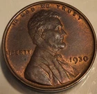 1930 P Lincoln Wheat Penny Cent! Deep Red Brown! Uncirculated!