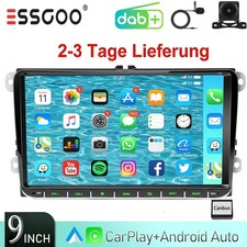 DAB+ KAM Android Autoradio 9" Carplay BT für VW GOLF 5 6 Plus Polo Passat Touran