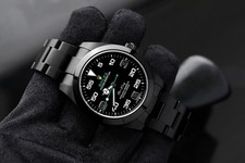 Rolex Air King 116900 Black PVD/DLC Coated Steel Watch 11