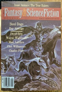 Revista vintage de ciencia ficción fantasía y ciencia ficción 1989