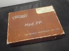 Original German WW2 Walther PP pistol box  in cardboard  w all labels
