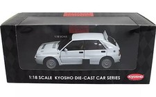 Kyosho 1/18 Lancia Delta HF Integrale Evoluzione II White Model Car Used