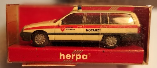 HO - Herpa 4122 Opel Omega Caravan Malteser - Nuevo en paquete | Zustand: New