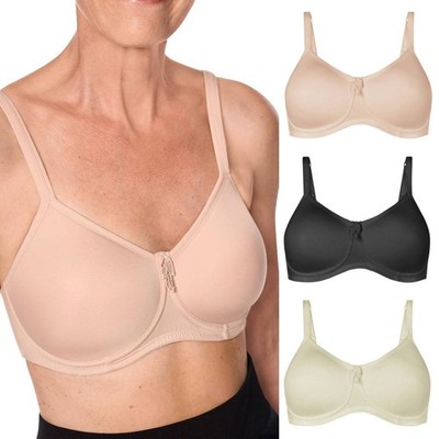 Gepolsterter geformter Post-OP-BH Amoena Lara Post-OP Taschen T-Shirt BH
