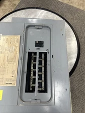 GE 150 AMP LOAD CENTER PANEL BOARD CIRCUIT BREAKER 20 POLES ENCLOSURE USA MADE