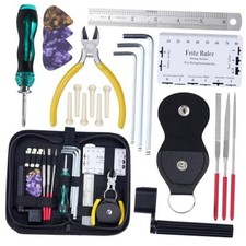 11-Piece Guitar Tool Kit - Repair Kit & Maintenance Kit