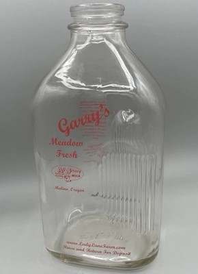 Garry s Meadow Fresh Milk Bottle 2 Quart