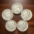 Lot of (5) BUFFALO Indian Head Nickel Coins FULL Dates All Different Years Or MM