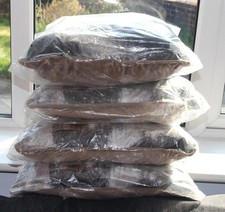 *Four* (4) Paul Moneypenny Toogood Bronze Feather-Fill Cushions, Approx. 45x45cm