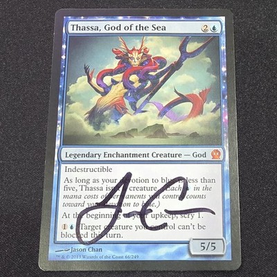 Thassa God of the Sea Creature Blue 2013 66/249 Signed
