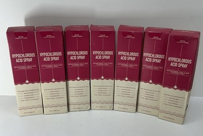 Lot Of 7-BASE LABORATORIES Hypochlorous Acid Spray for Face & Skin, 8 oz Each