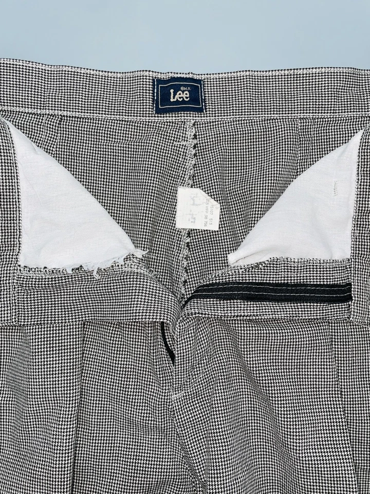 Pantalones Cortos Informales Lee Para Mujer Talla 16 Medianos De Colección A Cuadros Calce Regular Años 90 Foto 4 de 4