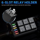 12V 6-Way Relay Fuse Box Pre-Wired 6 Slot ATC/ATO Fuse Universal Relay Panel — photo 8
