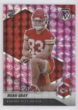 2021 Panini Mosaic Rookies Pink Camo Mosaic Prizm Noah Gray #387 0lh7