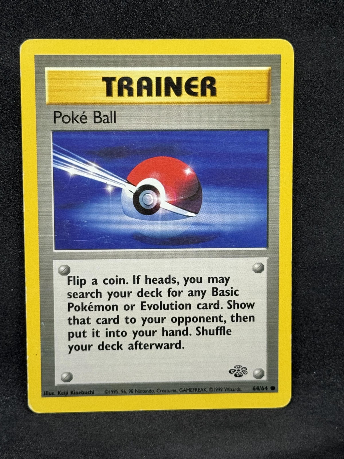 Jungle #64/64 Poke Ball Heavily played