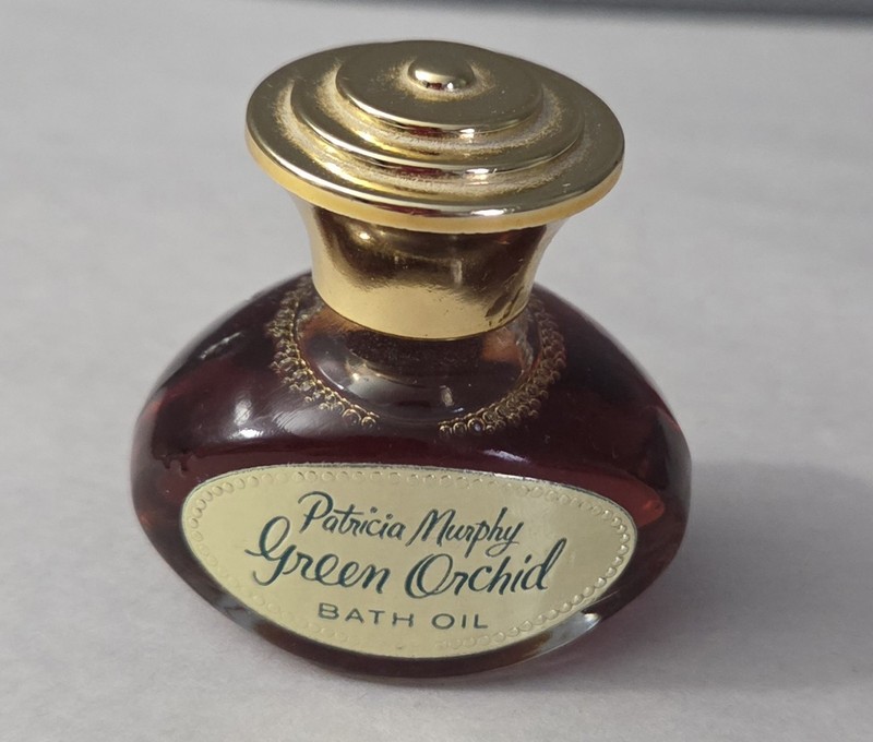 Vintage Green Orchid Bath Oil Mini 0.5 Oz By Patricia Murphy - No Box