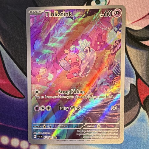 Pokemon TCG Tinkatink 216/193 SV02 Paldea Evolved Illustration Rare Holo EN