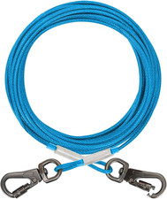 Dog Tie Out Cable 30ft Dog Lead for Yard-Leash Outside for Small to Medium Pe...