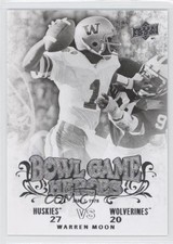 2011 Upper Deck College Football Legends Bowl Game Heroes Warren Moon HOF 0a1