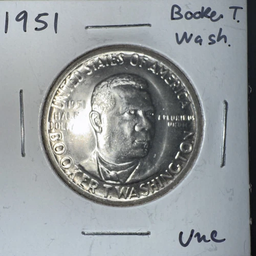 Booker T Washington 1 Ounce 999 Fine Silver uncirculated