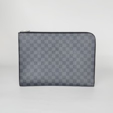Louis Vuitton Graphite Pochette Jour GM Clutch