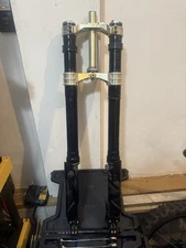 Rfloxa Surron Forks. 228mm 60lbs Gold With Drop Crown And Spacer