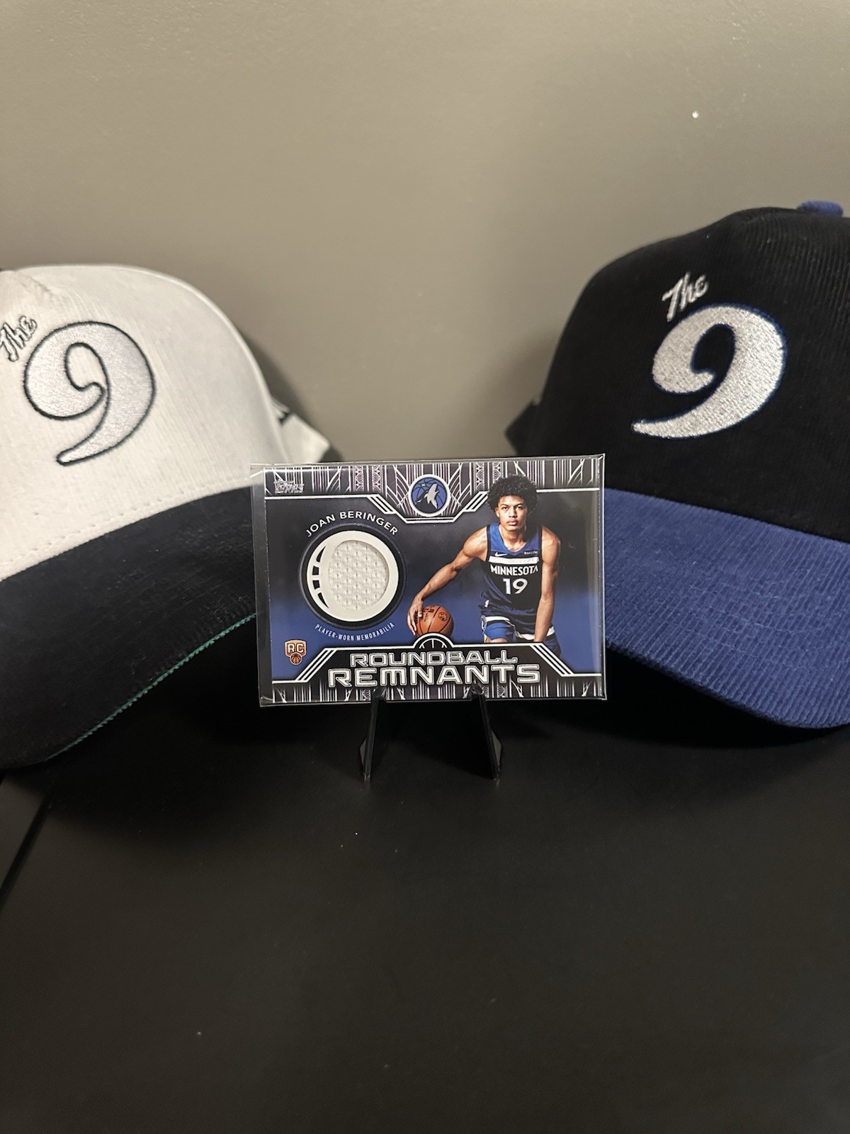 2025 Topps Basketball Roundball Remnants Rookie Joan Beringer #RRR-JB TWolves RC