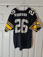 Vintage Pittsburgh Steelers Rod Woodson #26 Wilson NFL Jersey Kids Xl Used