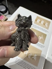 Kay Finch Bronze Cat With Paws Down