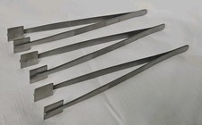 3-Mashing Tweezers Glass Work Bead Masher Tweezer 8" 3/4"Lampworking