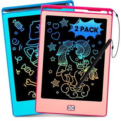 Kinayue 2 Pack LCD Writing Tablet for Kids,8.5 Inch Doodle Board Drawing Tabl...