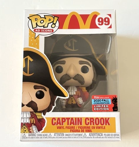 Funko Pop! Ad Icons McDonald’s Captain Crook #99 NYCC Shared Exclusive Vaulted