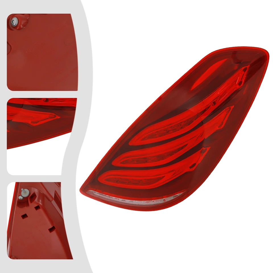 Right Side LED Tail Light For 2014-2017 Mercedes Benz S550 S600 S550e - Image 3 of 4