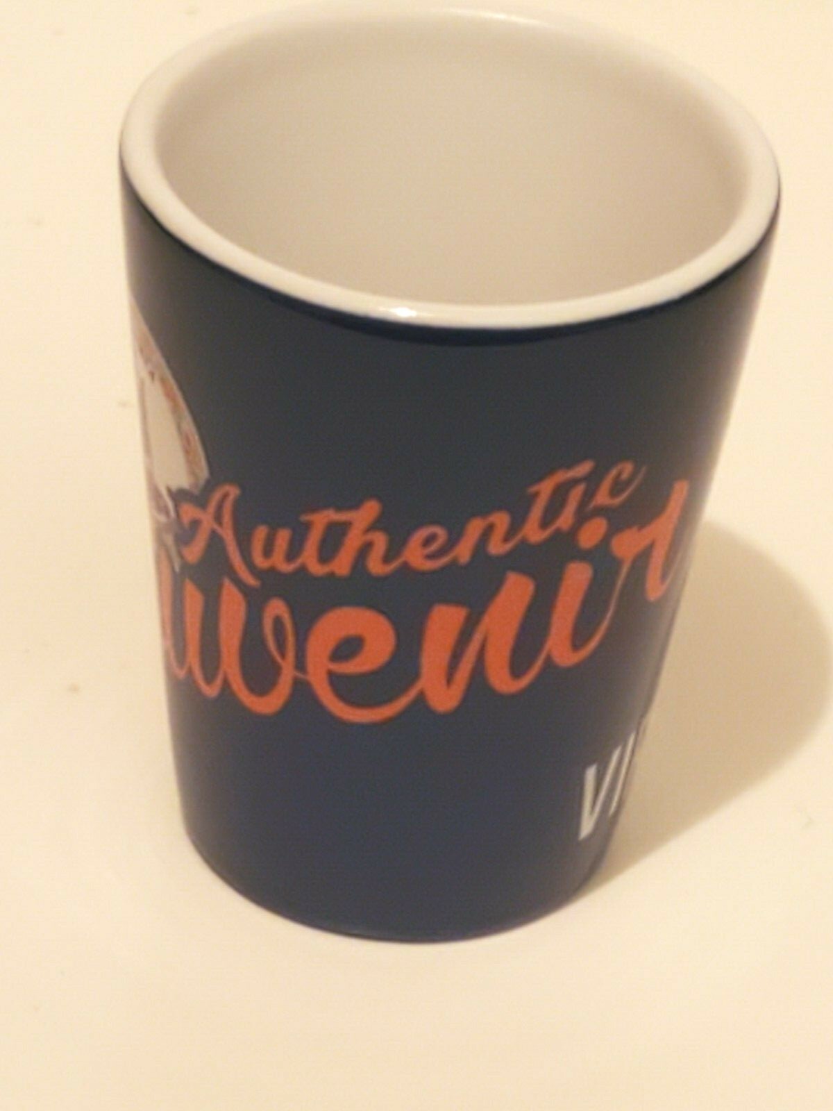 VIRGINIA VA STATE AUTHENTIC SOUVENIR CERAMIC SHOT GLASS  SHOTGLASS