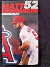 Matt Shoemaker Angel's pitcher #52 SGA 5/29/15 Bobble Head NIB Los Angeles
