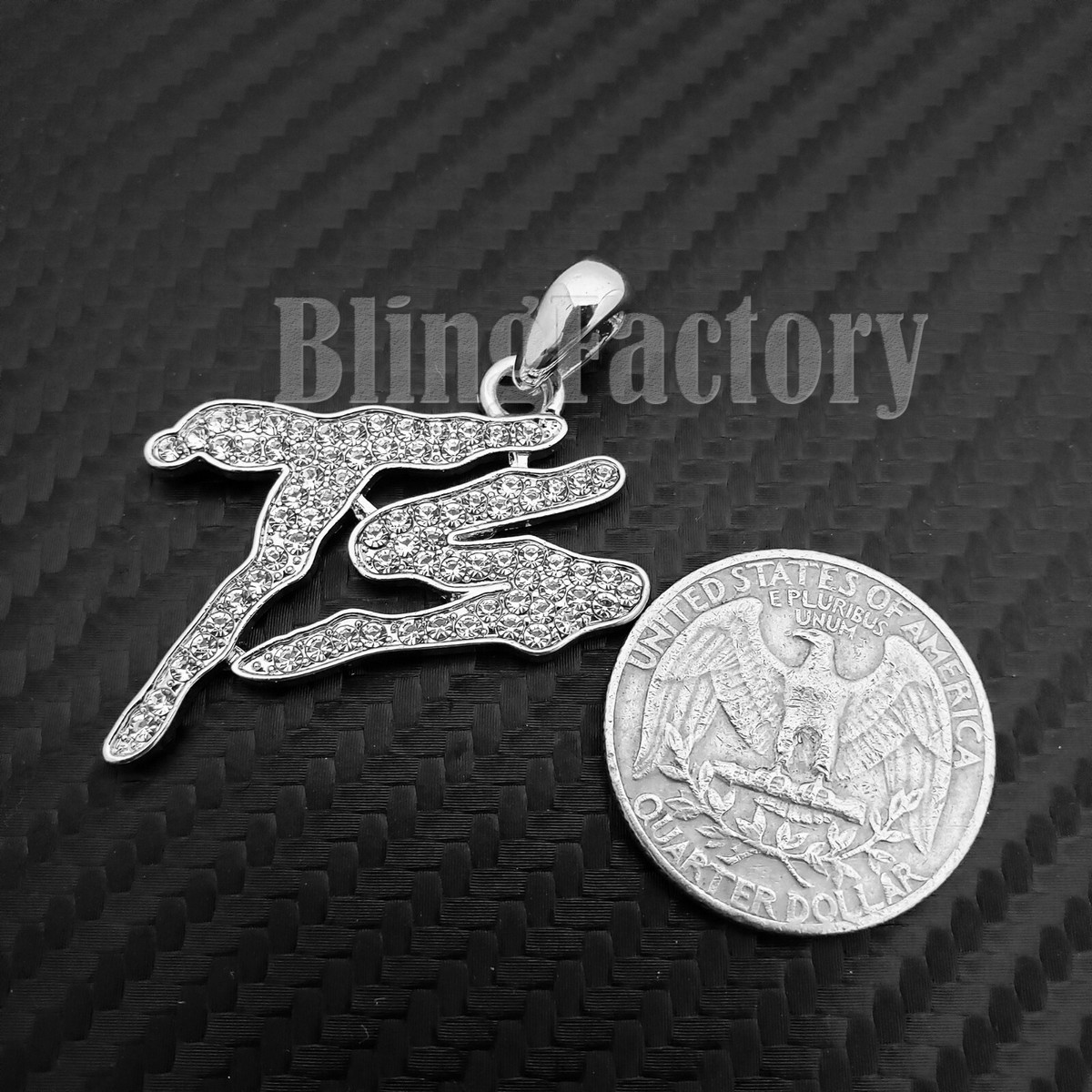 Collar Hip Hop Diamante Cadena Cubana Plata 50 Cm | Meses Sin Interés - Foto 9