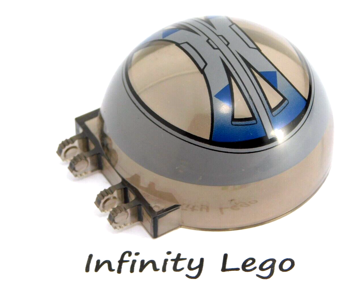 。 LEGO Trans / Black Smoke Windscreen 6 x 6 x 3 Dome Droid Tri