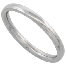 Plain Stainless Steel 2mm Dome Comfort Fit Wedding Matching Band Thumb Toe Ring