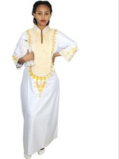 Traditional African Long Dress, Medium, Satin