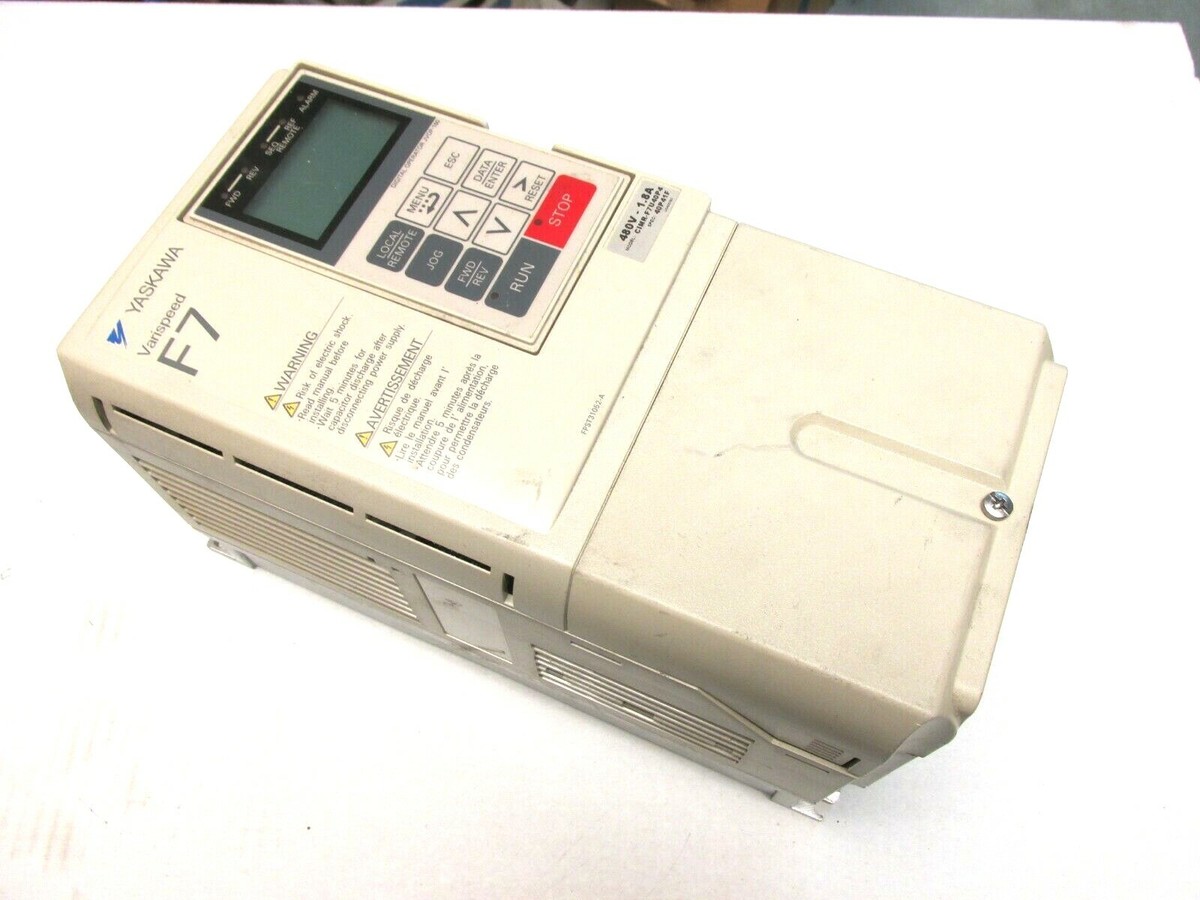 YASKAWA Varispeed F7 Drive .75Hp Cat# CIMR-F7U40P4 .. US-07A | eBay
