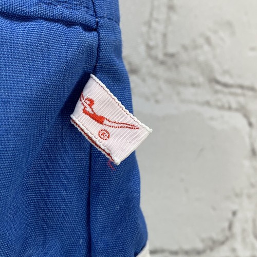 Vintage Jantzen Swim Shorts size 34 Mens Blue Aqua White Mesh Lined USA Distress - Picture 5 of 9
