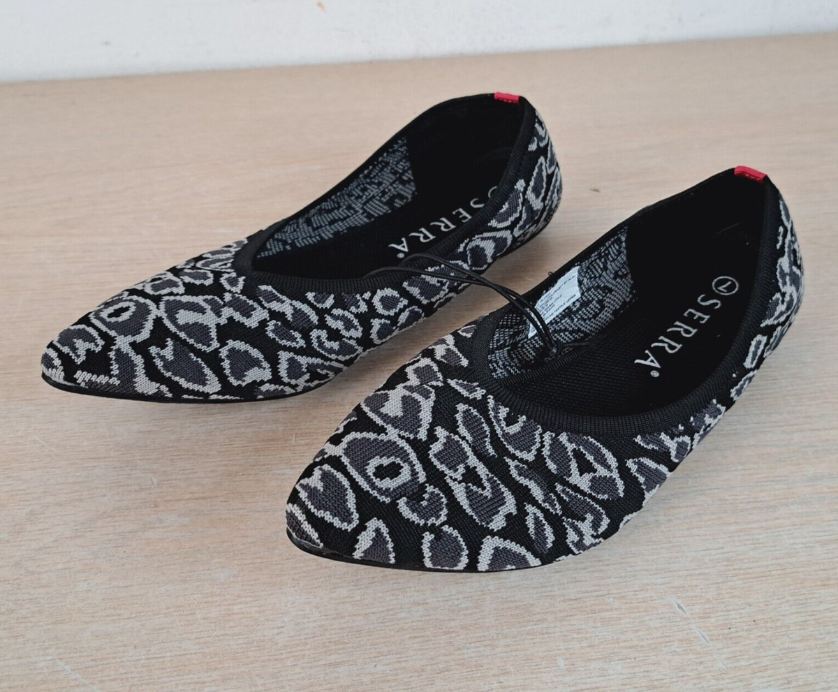 SERRA ALDI RECYCLED SLIP-ON FLATS/SHOES, WOMENS SIZE 7, 703516