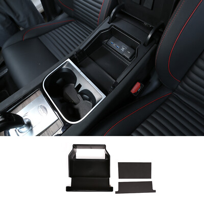 ABS Armrest Box Storage Container Tray For Land Rover Discovery Sport 2020-2021
